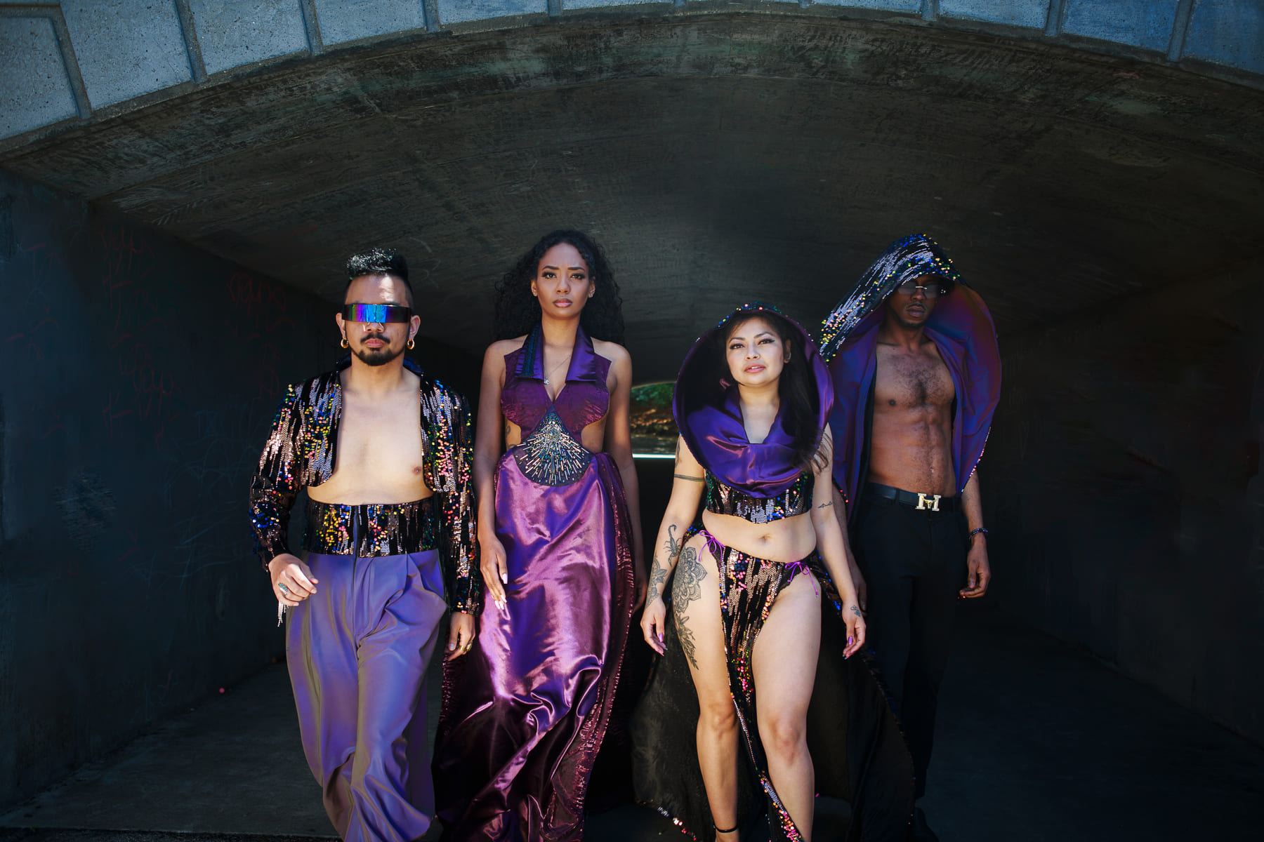 Collection walk, Four looks, one pass